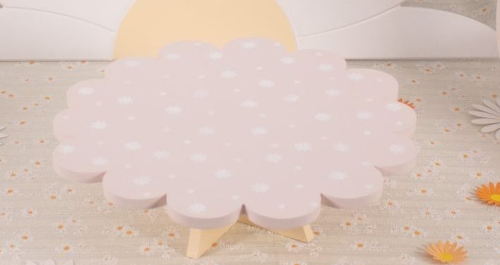 Présentoir à gâteau marguerite