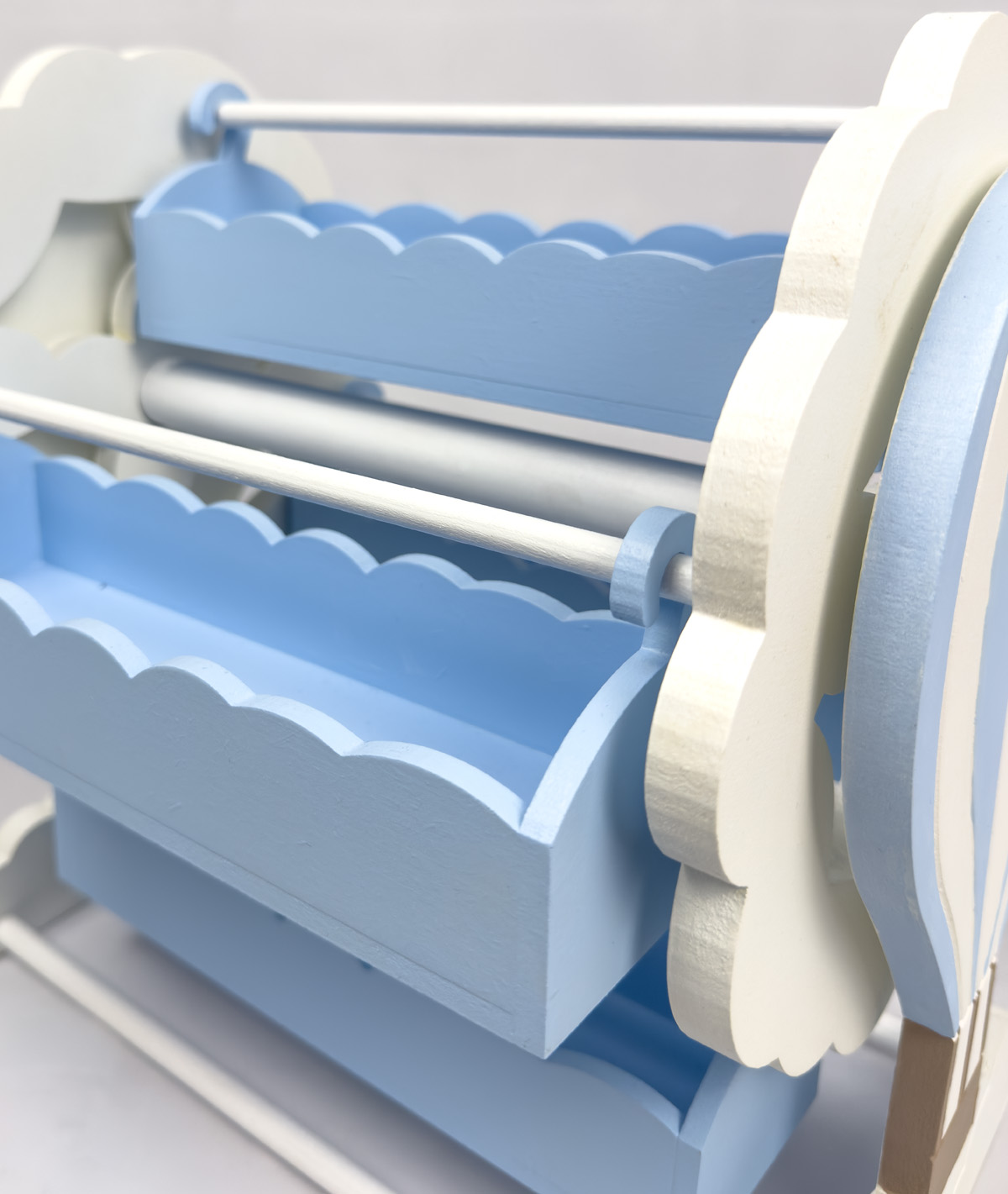 Roue à bonbons montgolfière bleu – Image 3