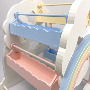 Roue à bonbons arc en ciel pastel