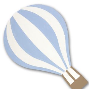 Panneau montgolfière bleu