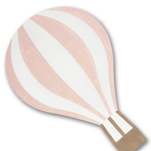 Panneau montgolfière rose